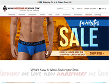 Tablet Screenshot of mensunderwearstore.com